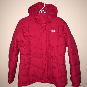 Pink Women’s The North Face ski jacket